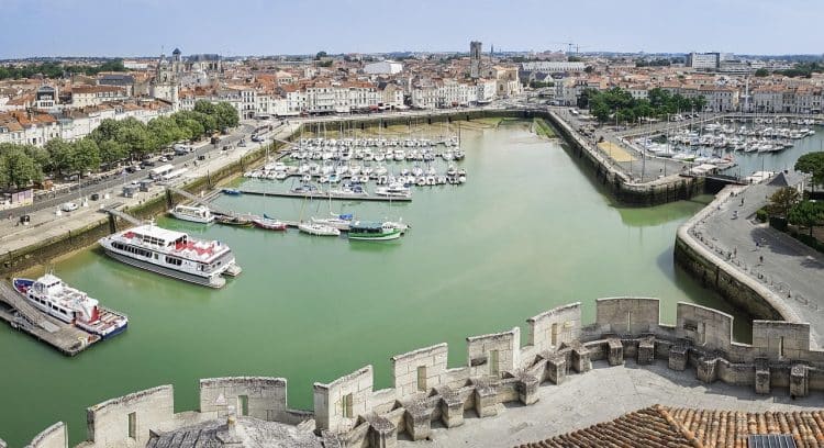 the rochelle, port, france, charente maritime, boats, city, ocean, nature, the water, tower, sea, boat, water, fortress, ship, buildings, pleasure, maritime